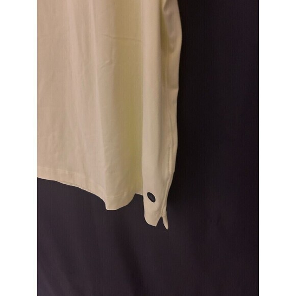 Prana Alpenglow Womens Pullover Crop Tank Top Lime Squeeze Yellow  Size L - Picture 9 of 13